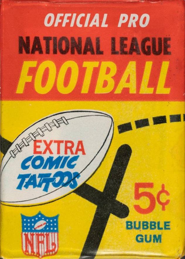 1966 Philadelphia Wax Pack #WP Football Card