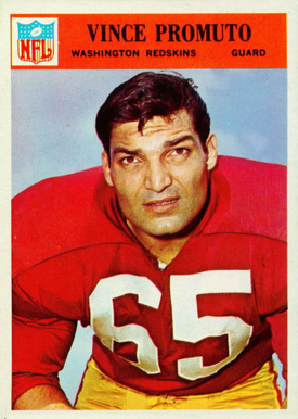 1966 Philadelphia Vince Promuto #188 Football Card