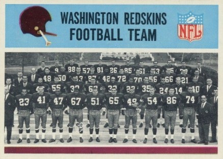 1966 Philadelphia Washington Redskins #183 Football Card