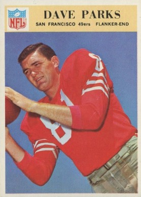 1966 Philadelphia Dave Parks #179 Football Card