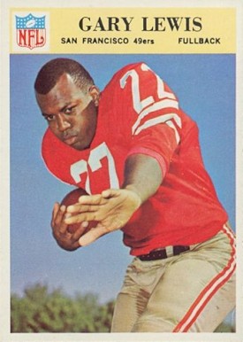 1966 Philadelphia Gary Lewis #178 Football Card