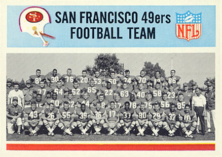 1966 Philadelphia San Francisco 49ers #170 Football Card