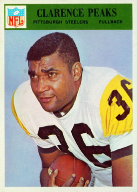 1966 Philadelphia Clarence Peaks #154 Football Card