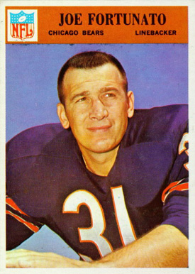 1966 Philadelphia Joe Fortunato #33 Football Card