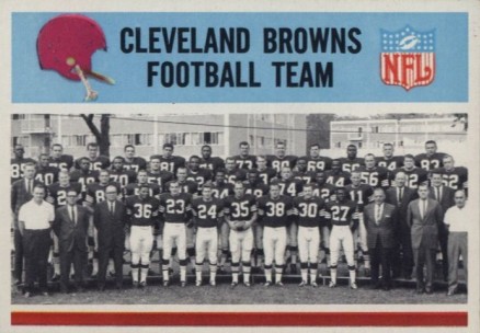1966 Philadelphia Cleveland Browns #40 Football Card