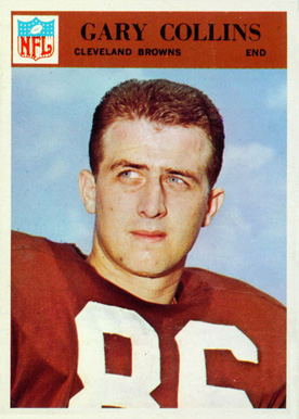 1966 Philadelphia Gary Collins #42 Football Card