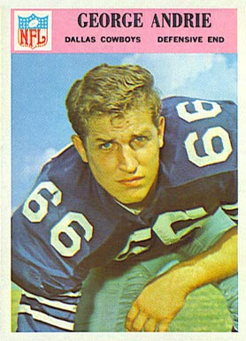 1966 Philadelphia George Andrie #54 Football Card