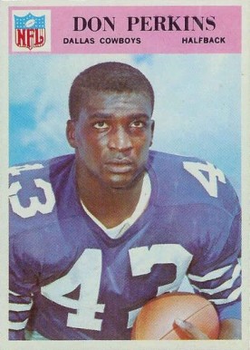 1966 Philadelphia Don Perkins #62 Football Card