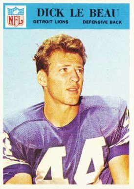 1966 Philadelphia Dick Lebeau #70 Football Card