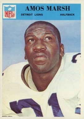 1966 Philadelphia Amos Marsh #71 Football Card