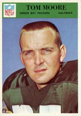 1966 Philadelphia Tom Moore #86 Football Card