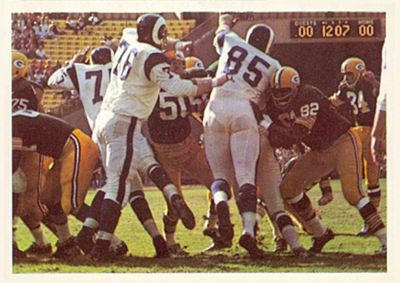 1966 Philadelphia Green Bay Packers #91 Football Card
