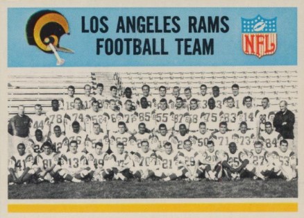 1966 Philadelphia Los Angeles Rams #92 Football Card