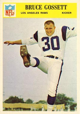 1966 Philadelphia Bruce Gossett #95 Football Card