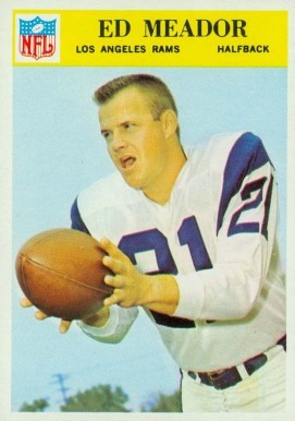 1966 Philadelphia Ed Meador #100 Football Card