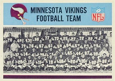 1966 Philadelphia Minnesota Vikings #105 Football Card