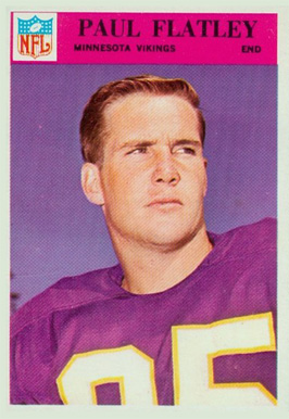 1966 Philadelphia Paul Flatley #109 Football Card