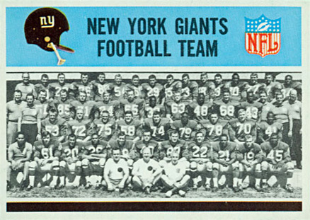1966 Philadelphia New York Giants #118 Football Card