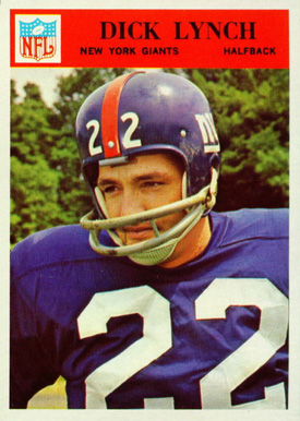1966 Philadelphia Dick Lynch #126 Football Card