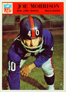 1966 Philadelphia Joe Morrison #128 Football Card
