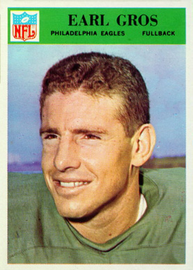1966 Philadelphia Earl Gros #137 Football Card