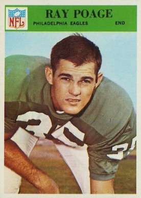 1966 Philadelphia Ray Poage #138 Football Card