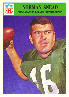 1966 Philadelphia Norman Snead #142 Football Card