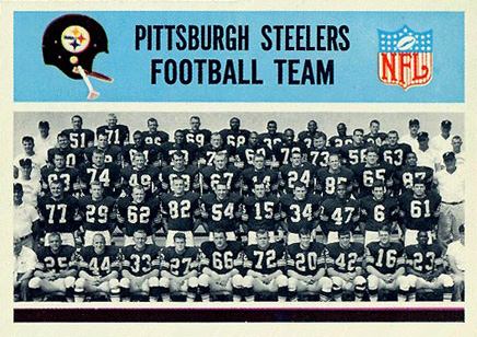 1966 Philadelphia Pittsburgh Steelers #144 Football Card