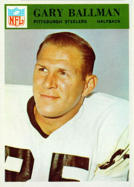 1966 Philadelphia Gary Ballman #145 Football Card