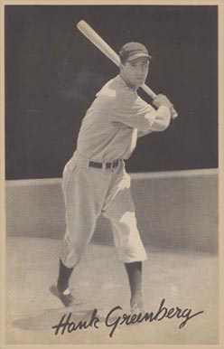1939 Goudey Premiums R303-B Hank Greenberg # Baseball Card