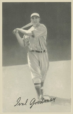 1939 Goudey Premiums R303-B Ival Goodman # Baseball Card