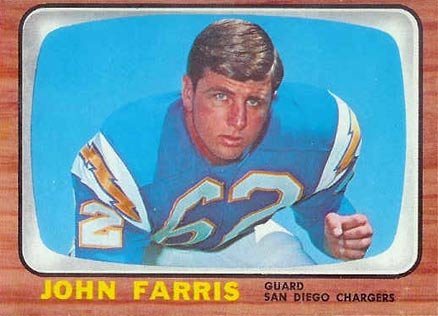 1966 Topps John Farris #122 Football Card