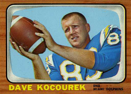1966 Topps Dave Kocourek #82 Football Card
