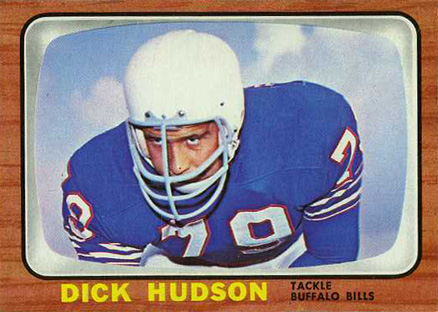 1966 Topps Dick Hudson #25 Football Card