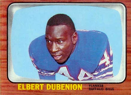 1966 Topps Elbert Dubenion #23 Football Card