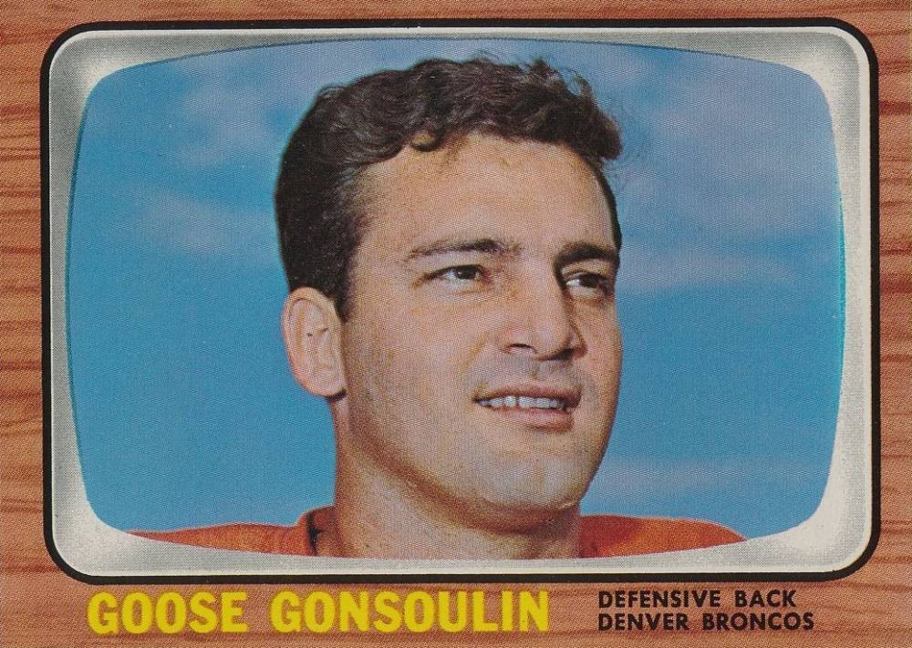 1966 Topps Goose Gonsoulin #33 Football Card