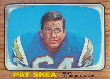 1966 Topps Pat Shea #130 Football Card