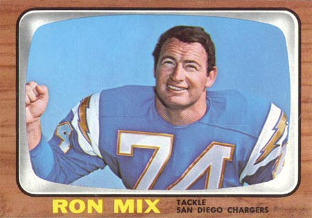 1966 Topps Ron Mix #128 Football Card