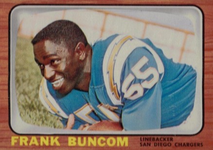 1966 Topps Frank Buncom #120 Football Card