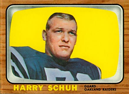 1966 Topps Harry Schuh #117 Football Card