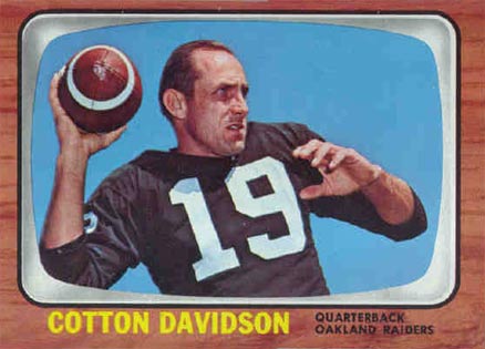 1966 Topps Cotton Davidson #109 Football Card