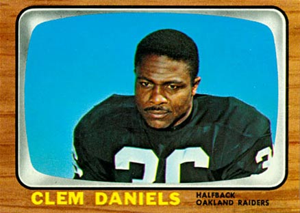 1966 Topps Clem Daniels #107 Football Card