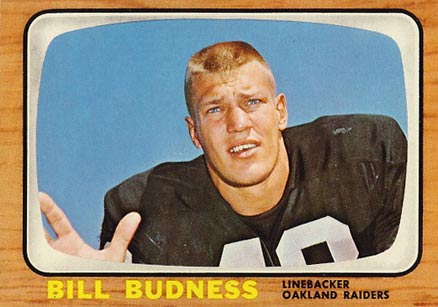 1966 Topps Bill Budness #105 Football Card