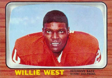 1966 Topps Willie West #86 Football Card