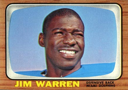 1966 Topps Jim Warren #85 Football Card
