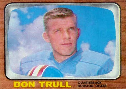 1966 Topps Don Trull #60 Football Card