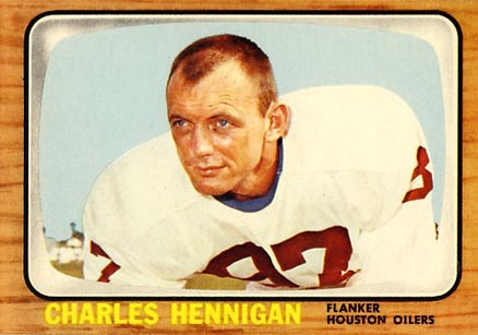 1966 Topps Charles Hennigan #57 Football Card