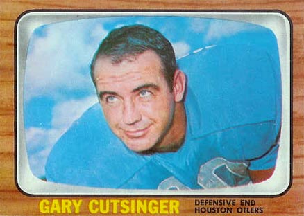 1966 Topps Gary Cutsinger #52 Football Card
