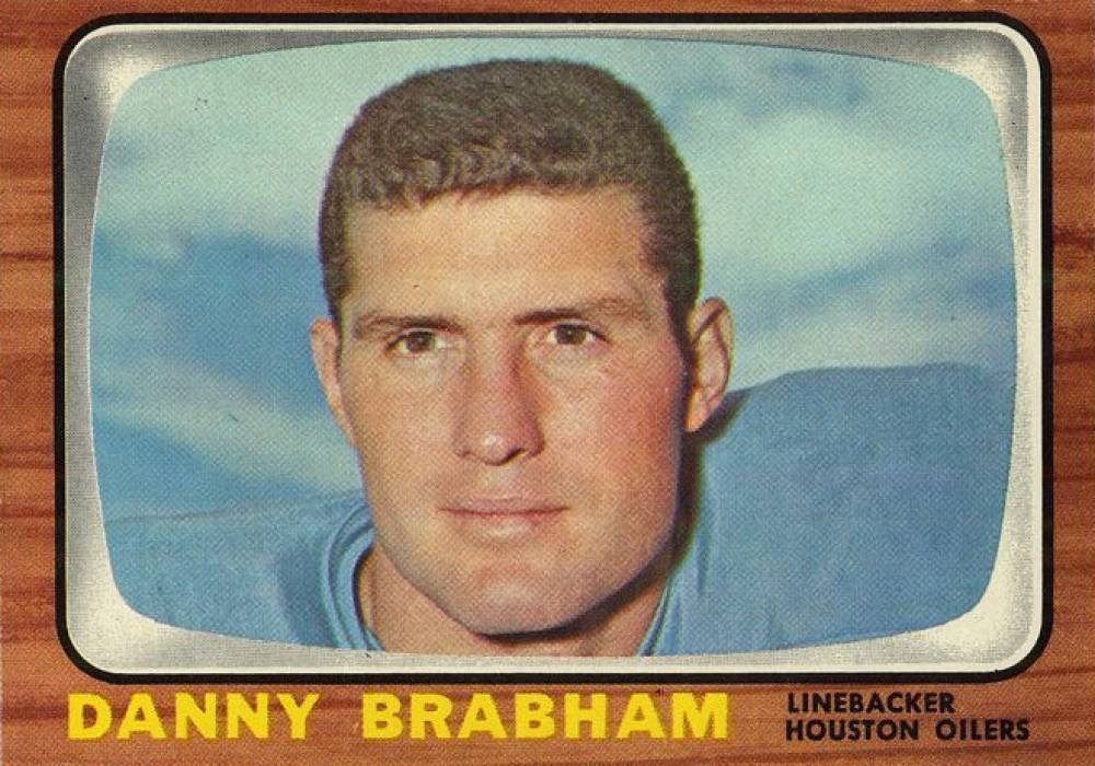 1966 Topps Danny Brabham #50 Football Card