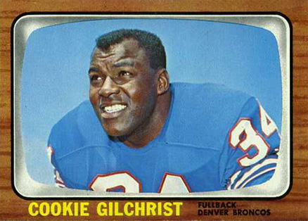 1966 Topps Cookie Gilchrist #32 Football Card